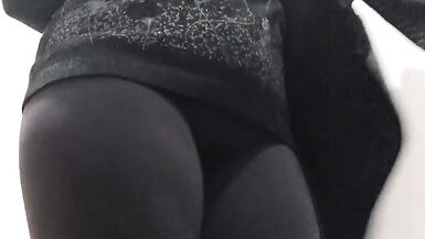 Italian stepmother shows you her big ass in a shop - 12 image