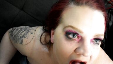 MILF Takes Facial and Uses Cock To Rub Cum On Her Face - 13 image