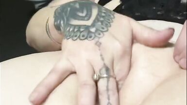 Sexy wife rubbing her clit hard to great orgasm - 15 image
