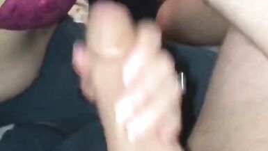 POV Blowjob & Foreskin Play while fingering his Ass until I can taste his Cum (Slow Motion Cumshot) - 6 image