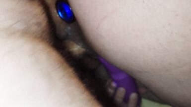 Sexy pregnant BBW wife fucked with butt plug in - 8 image