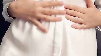 Teasing in White (bluz ve iç çamaşırı) - 7 image