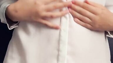 Teasing in White (bluz ve iç çamaşırı) - 8 image