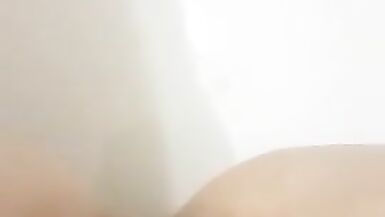 HORNY MILF MASTURBATES PUSSY WITH DILDO IN BATH - 4 image