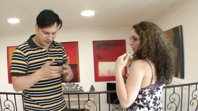 Busty mature brunette seduces inexperienceder dude to fuck her