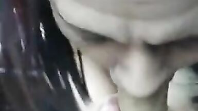 MILF Sucks Dick in the Backseat of Dennys Parking Lot THROWBACK!!! - 9 image