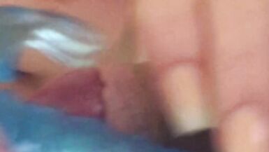 British milf takes a massive cum shot after playing with herself xxx - 10 image