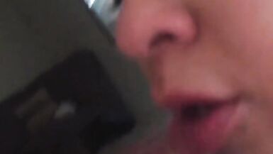 Pov: Nahaufnahme schnell schlampig Kopf cumshot - 2 image
