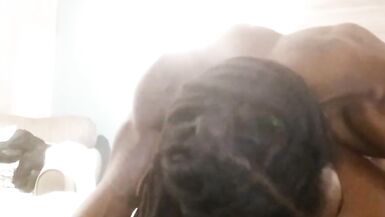 GORILLA PUNCHER TALKS TO BIG BOOTY AS HE LICKS WET COOCHIE!!!!! - 11 image