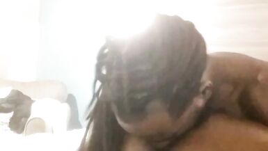 GORILLA PUNCHER TALKS TO BIG BOOTY AS HE LICKS WET COOCHIE!!!!! - 8 image