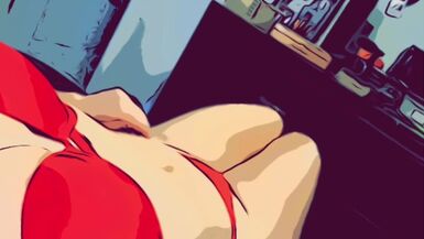 Riding strangers dick while husband watches. - 1 image