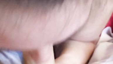 Wife sucks a big dick while the husband is at work and swallows every drop  - 2 image
