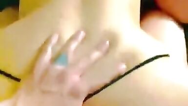 Blow job that made him cum on my back - 12 image