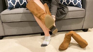 FUCK ME BOOTS REMOVAL- SEXY MILF TIPTOEVIX - 6 image