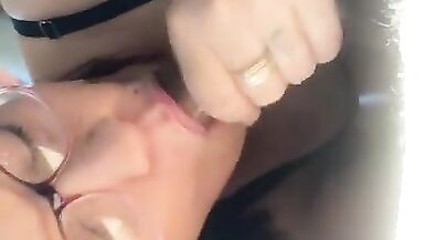 Milf Swallows Cum POV BIG COCK - 10 image