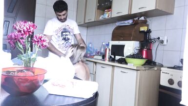 House wife has to stop her cooking for husband - Used milf ! - 15 image