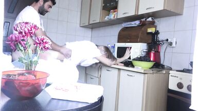 House wife has to stop her cooking for husband - Used milf ! - 8 image