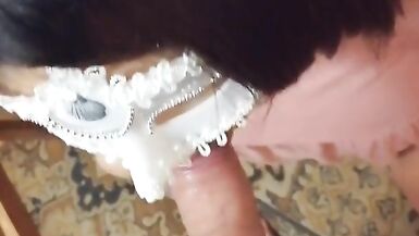 stepmom give blowjob to her stepson - 4 image
