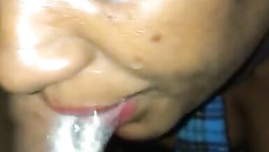 Fuck in school girl real good and And choke on her with a belt while she takes big black dick.