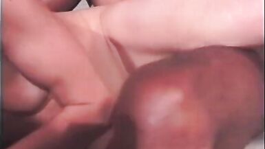 Nasty white bitch enjoys sucking and riding huge black dick - 9 image