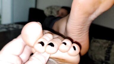 Stepmom Teases Me With The Smell Of Her Smelly Feet - 10 image