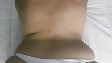 Bubble Butt Latina is Fucking in White Thong