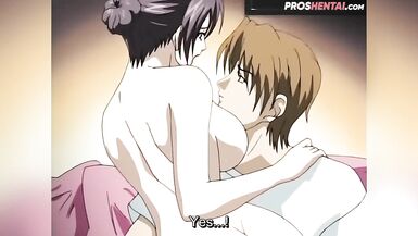 Mom is Caught Masturbating by her Son | Uncensored Hentai - 9 image