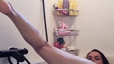 Taking a bath and play with my wet pussy - 10 image