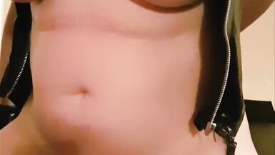 Dirty Little Slut Wire Fucks Dildo on BDSM bench - 15 image