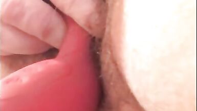 BBW Mature MILF Clit Licker Rabbit Toy Masturbation BONUS piss pee - 12 image