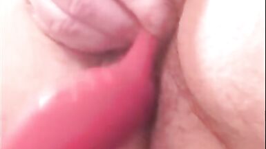 BBW Mature MILF Clit Licker Rabbit Toy Masturbation BONUS piss pee - 13 image