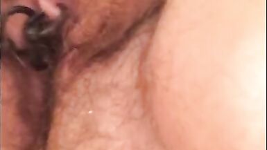 BBW Mature MILF Clit Licker Rabbit Toy Masturbation BONUS piss pee - 3 image