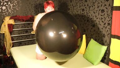 Annadevot - Black Balloon, golden heels, red fingernails - 12 image