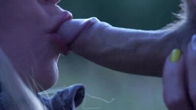 He took off a whore and she gives me a blowjob in nature clo - 13 image