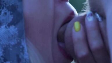 He took off a whore and she gives me a blowjob in nature clo - 7 image