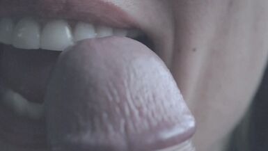 Close up cock licking till it explodes - 4 image