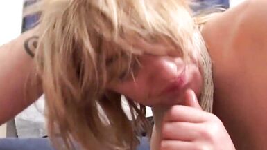 Wanton cock fucks busty blonde friend - 13 image
