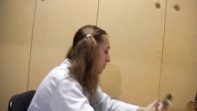 Sexy blonde makes amateur playing with cock and her pussy - 12 image