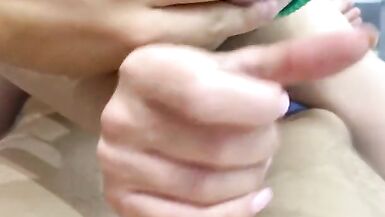 My boss wife jumps on my dick and shakes her big tits - 2 image