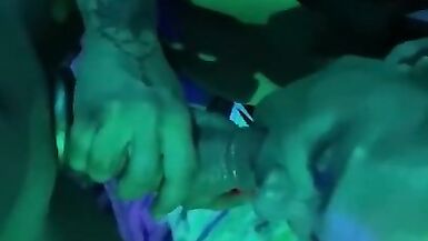 Squirt squirt, and he cums all over her face - 14 image