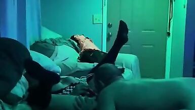 Squirt squirt, and he cums all over her face - 3 image