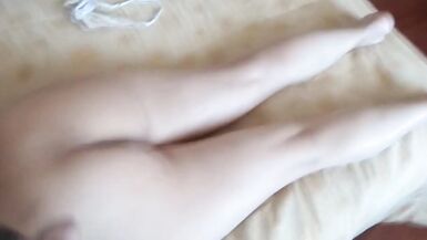 First time my wife's nephew enjoys her and cums on her ass - 15 image