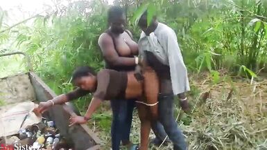 BEHIND THE SCENE OF ABOKI FUCKING TWO VILLAGERS - 10 image