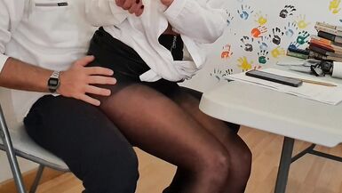 Secretary fuck boss for Money