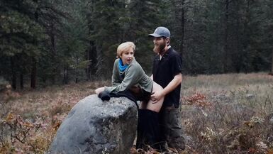 MILF Gets Creampied on Forest Park Path - 6 image