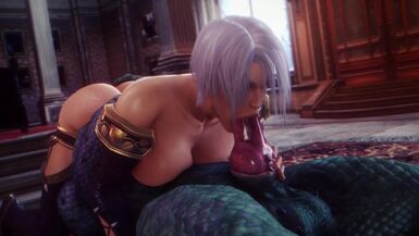 Ivy Valentine suck big cock argonian - Soulcalibur (noname55) - 1 image