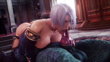 Ivy Valentine suck big cock argonian - Soulcalibur (noname55) - 4 image