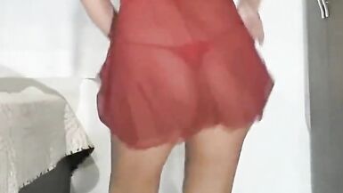 trying on new clothes - 2 image