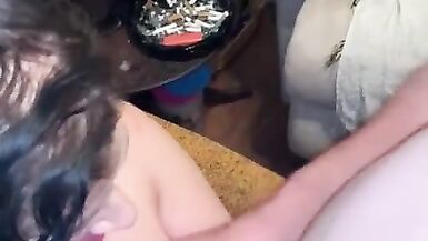 Swallowing down my cum - 15 image