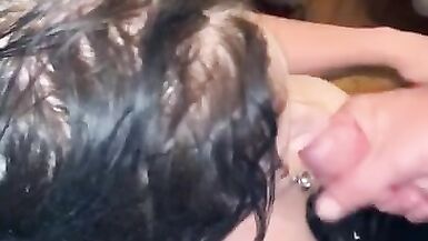 Swallowing down my cum - 3 image